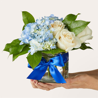 Sky Blue Delight Bouquet – L & M FLOWER SHOP, Canonsburg PA