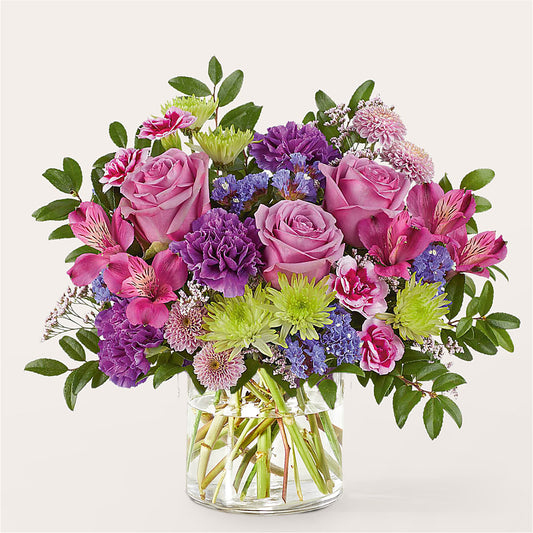 Glass Half Full Bouquet – L & M FLOWER SHOP, Canonsburg PA