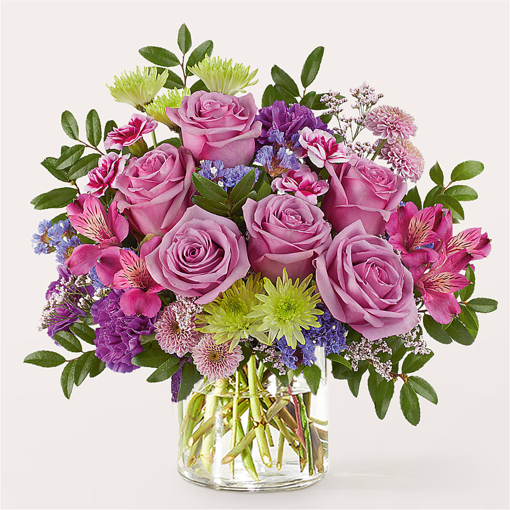 Glass Half Full Bouquet – L & M FLOWER SHOP, Canonsburg PA