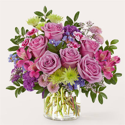 Glass Half Full Bouquet – L & M FLOWER SHOP, Canonsburg PA