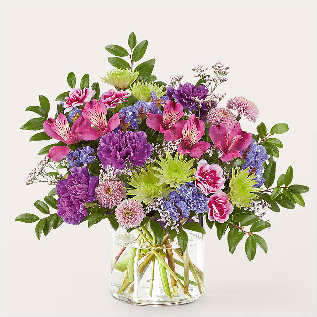Glass Half Full Bouquet – L & M FLOWER SHOP, Canonsburg PA