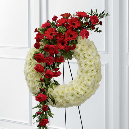Graceful Tribute Wreath – L & M FLOWER SHOP, Canonsburg PA