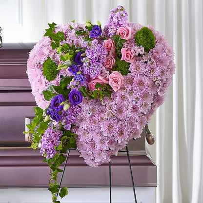 Treasured Love Standing Heart – L & M FLOWER SHOP, Canonsburg PA
