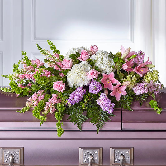 Life's Gratitude Casket Spray – L & M FLOWER SHOP, Canonsburg PA