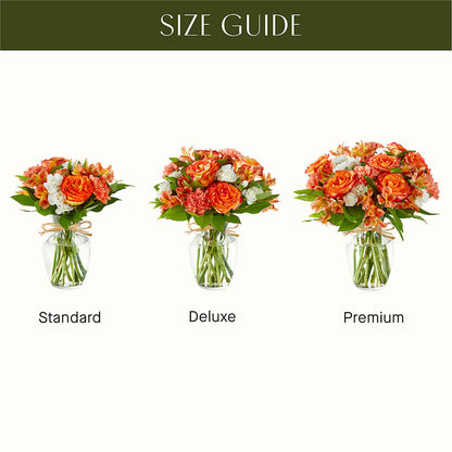 Apricot Glow Bouquet – L & M FLOWER SHOP, Canonsburg PA