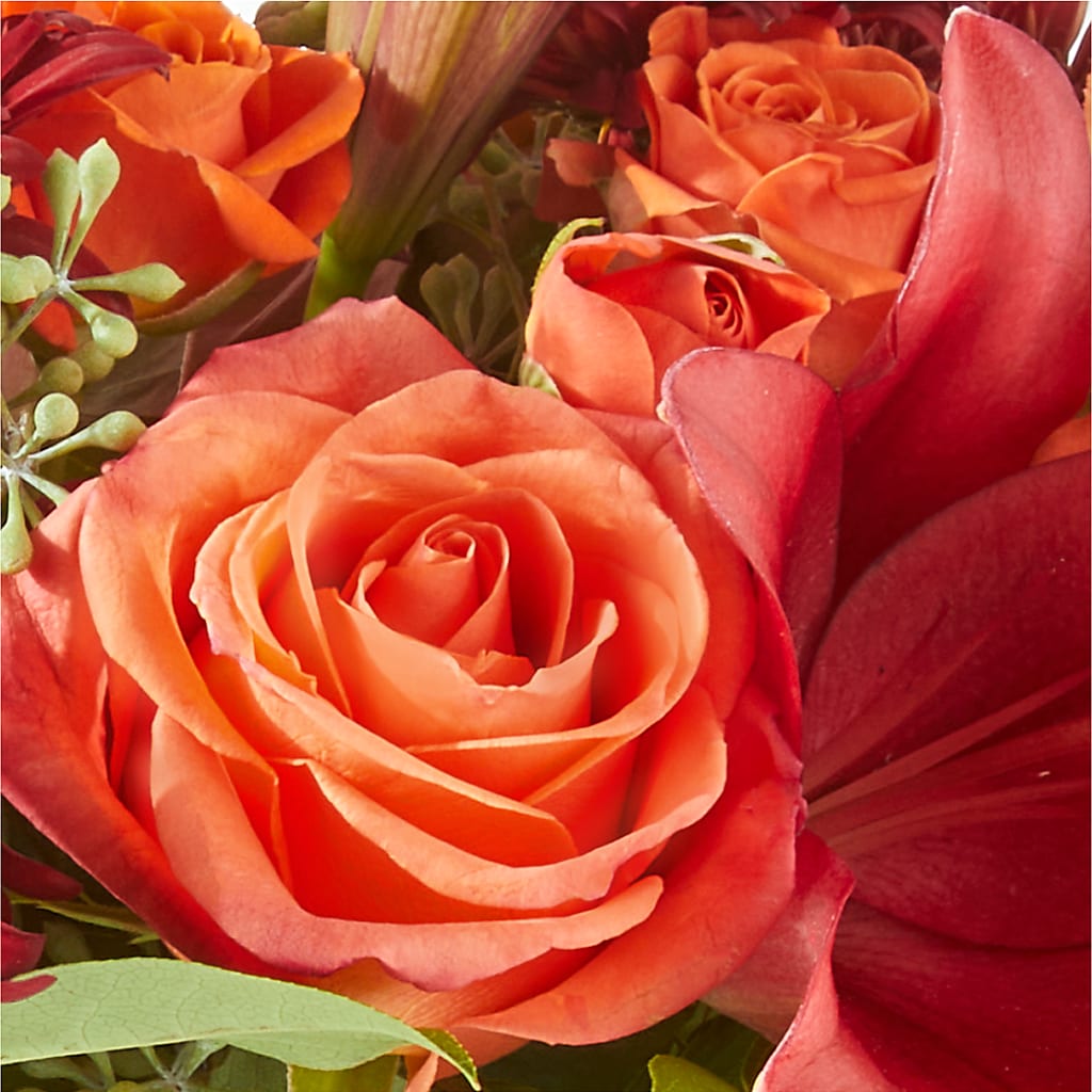 Crimson Leaves Bouquet – L & M FLOWER SHOP, Canonsburg PA