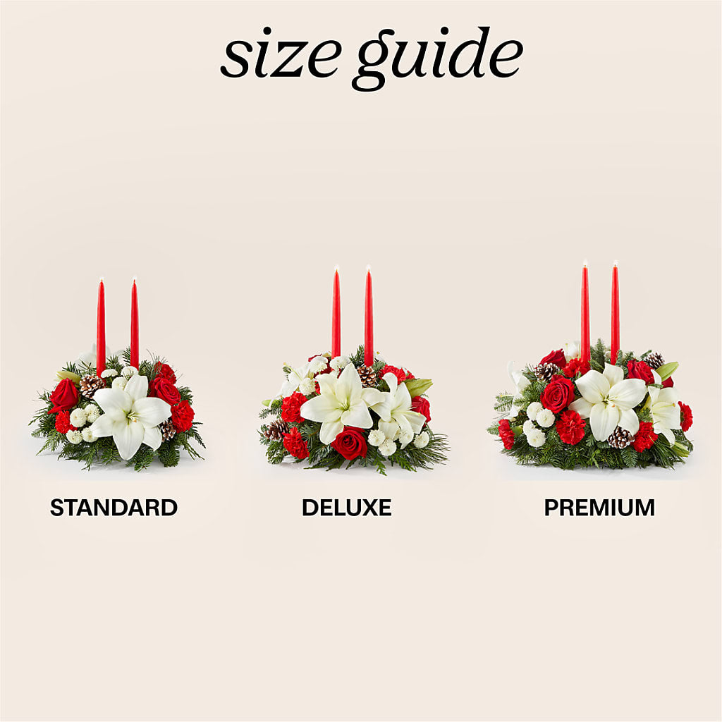 Seasonal Festivities Centerpiece – L & M FLOWER SHOP, Canonsburg PA