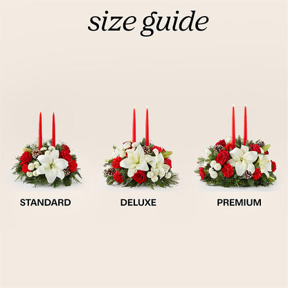 Seasonal Festivities Centerpiece – L & M FLOWER SHOP, Canonsburg PA