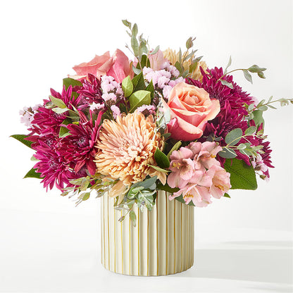 Berry Cobbler Bouquet with Ivory Vase – L & M FLOWER SHOP, Canonsburg PA