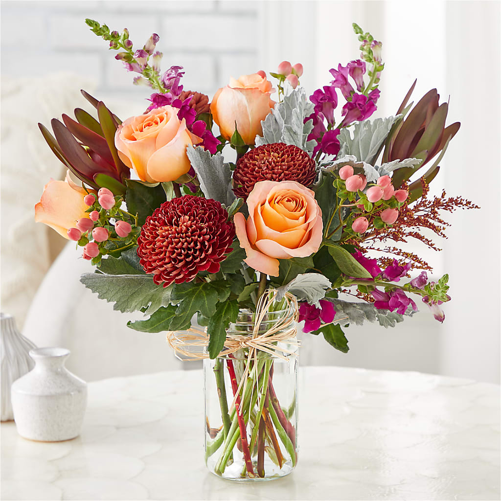 Moody Hues Bouquet – L & M FLOWER SHOP, Canonsburg PA