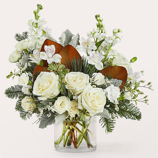 Fresh Snowfall Bouquet – L & M FLOWER SHOP, Canonsburg PA