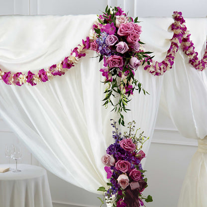 Color & Light Chuppah Decor – L & M FLOWER SHOP, Canonsburg PA